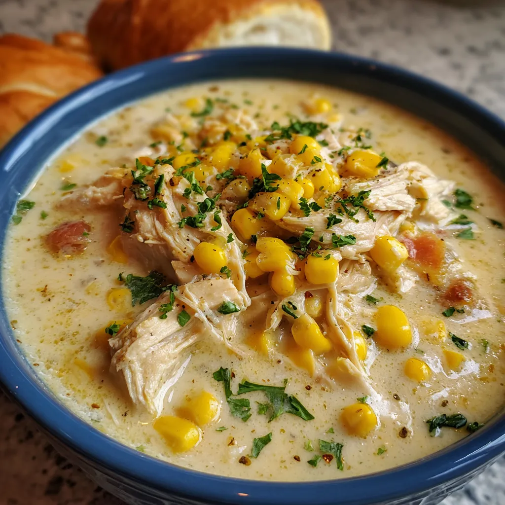 Slow Cooker Creamy Chicken Corn Chowder: Effortless Weeknight Meal